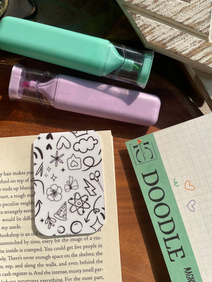 DOODLE — Magnetic Bookmark Set of 4 