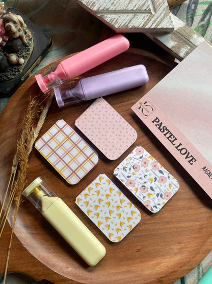 PASTEL LOVE — Magnetic Bookmark Set of 4 