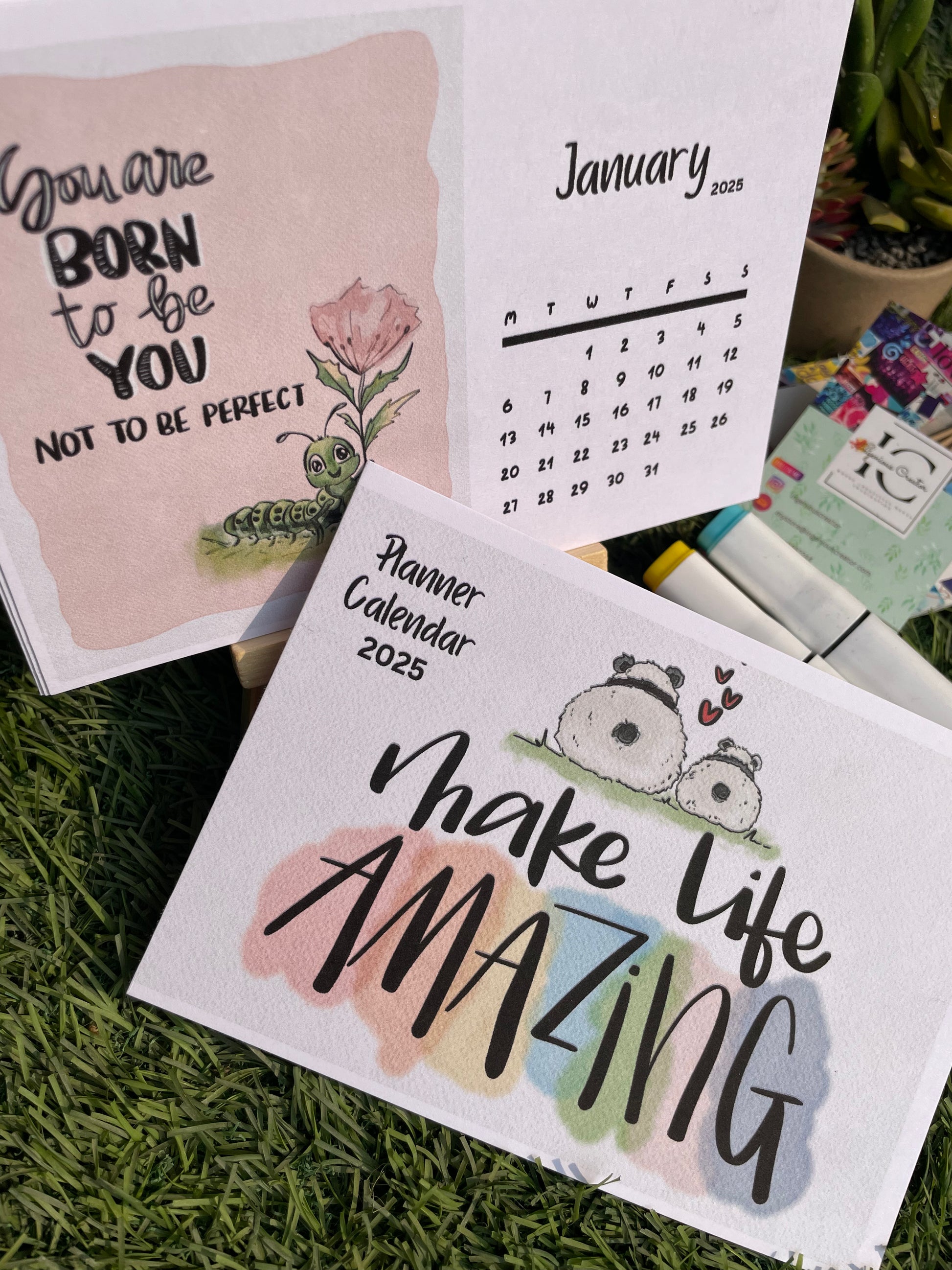 Make Life Amazing Planner Calendar 2025 - Ingenious Creator's Store