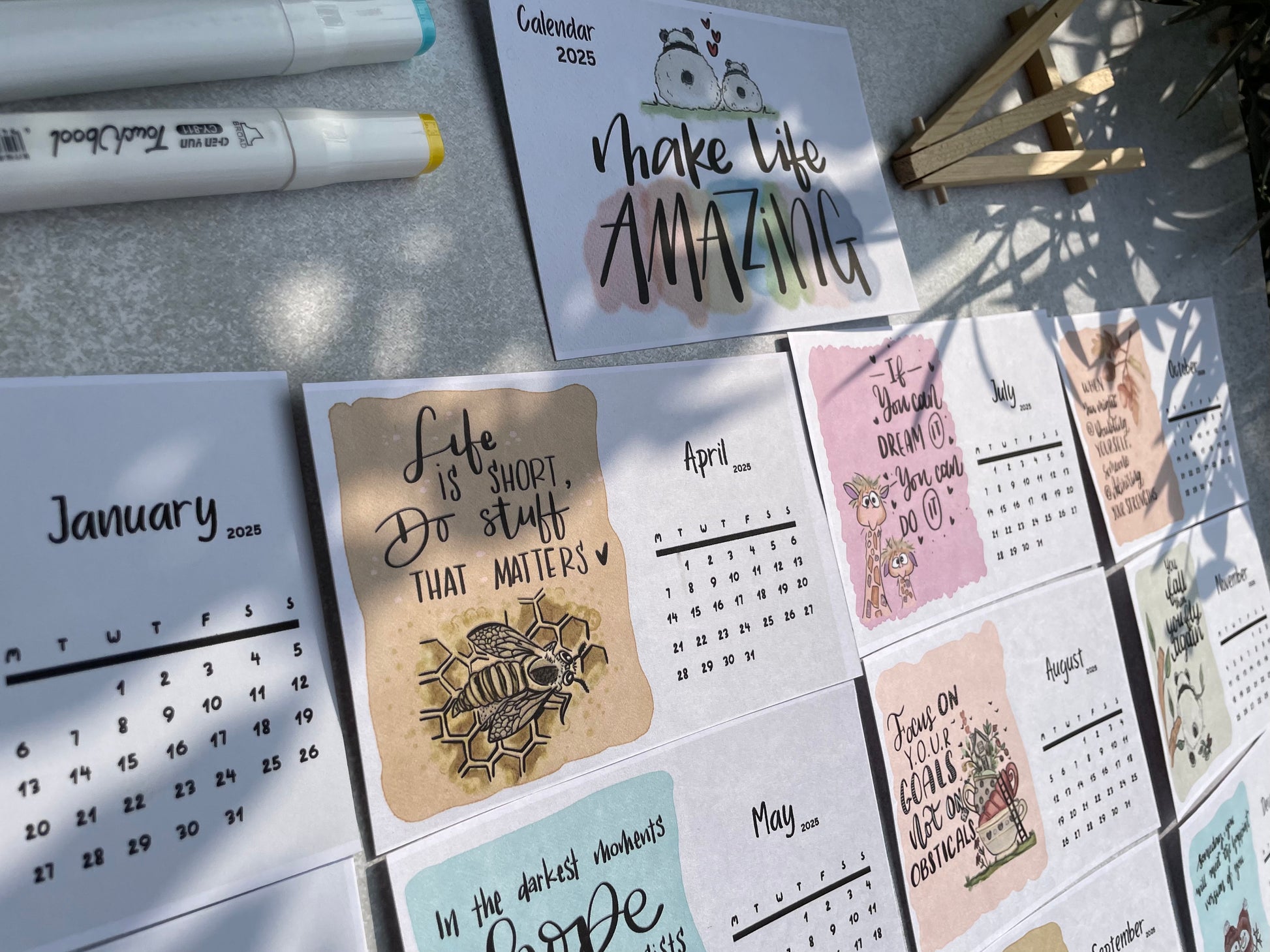 Make Life Amazing Planner Calendar 2025 - Ingenious Creator's Store