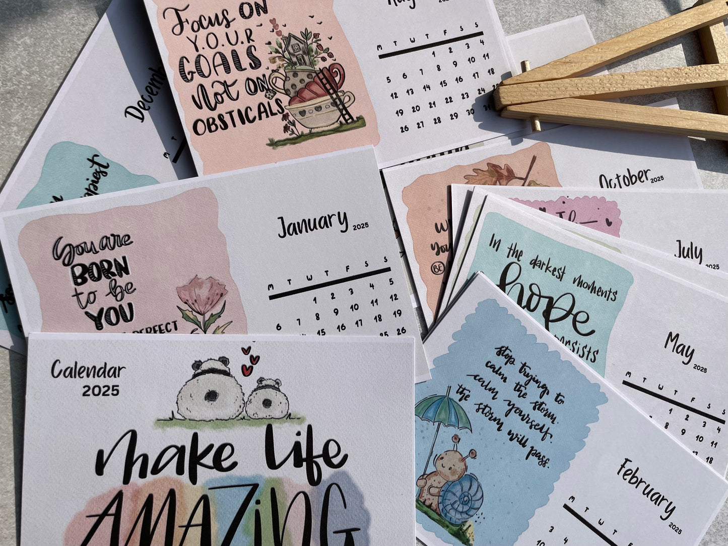 Make Life Amazing Planner Calendar 2025 - Ingenious Creator's Store