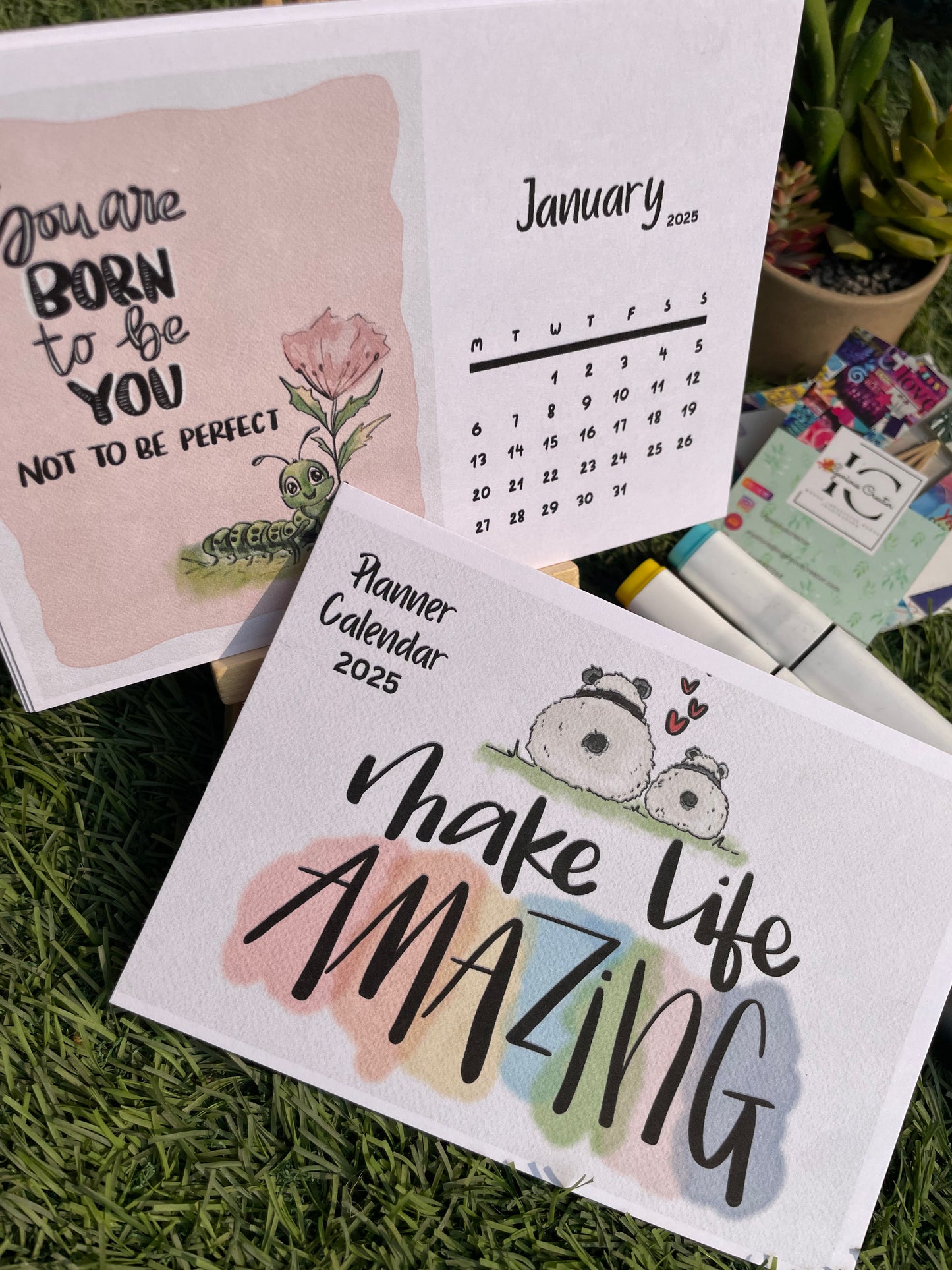 Make Life Amazing Planner Calendar 2025 - Ingenious Creator's Store