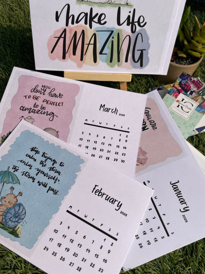 Make Life Amazing Planner Calendar 2025 - Ingenious Creator's Store