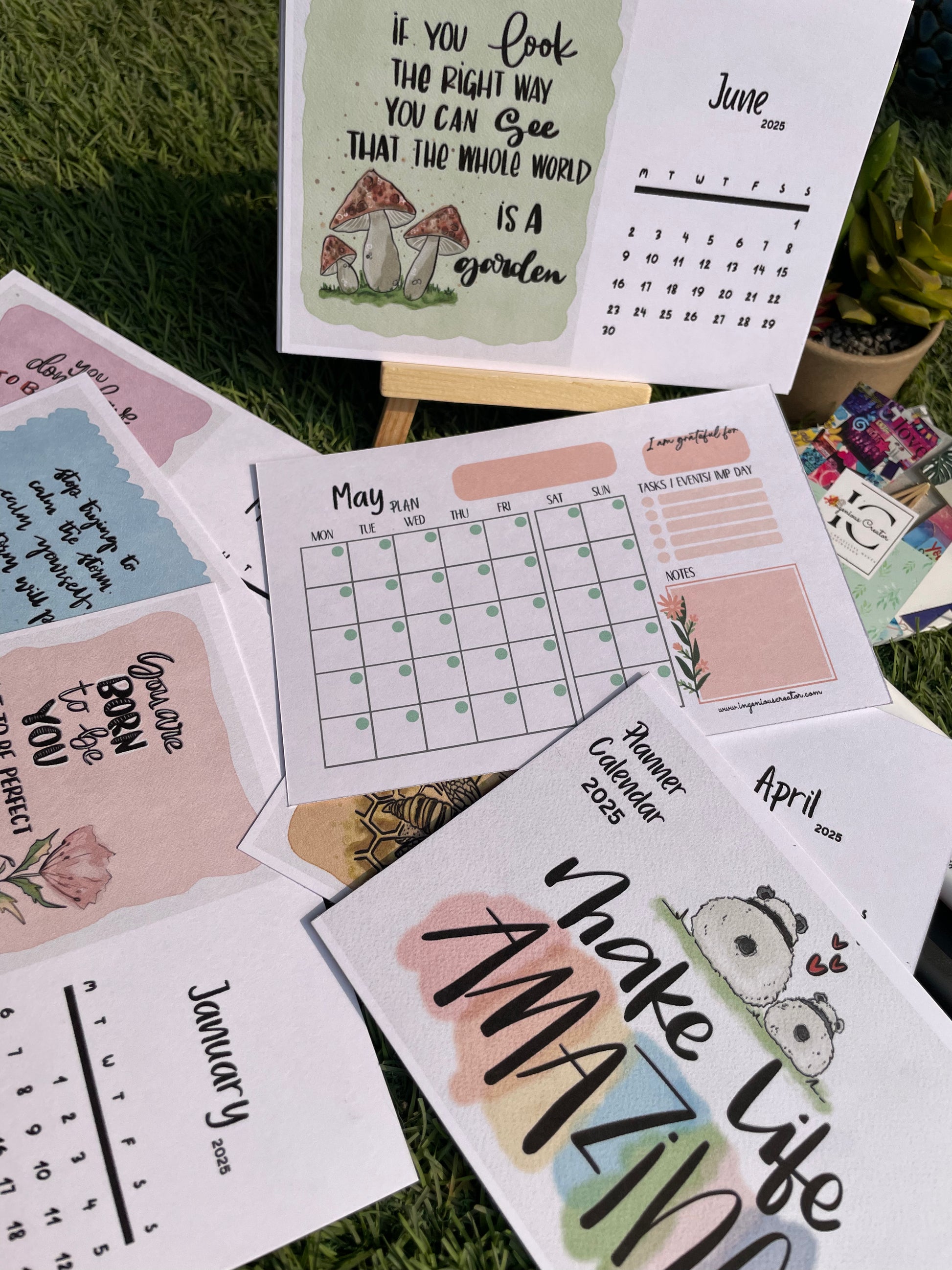 Make Life Amazing Planner Calendar 2025 - Ingenious Creator's Store