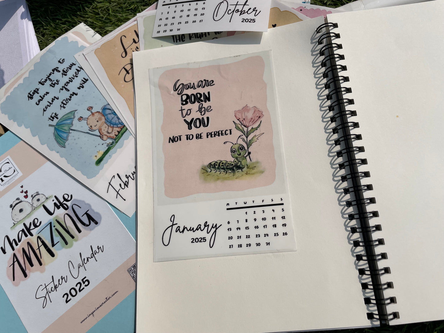 Make Life Amazing Sticker Calendar 2025 - Ingenious Creator's Store