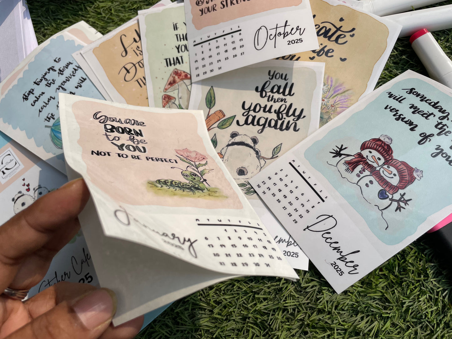 Make Life Amazing Sticker Calendar 2025 - Ingenious Creator's Store