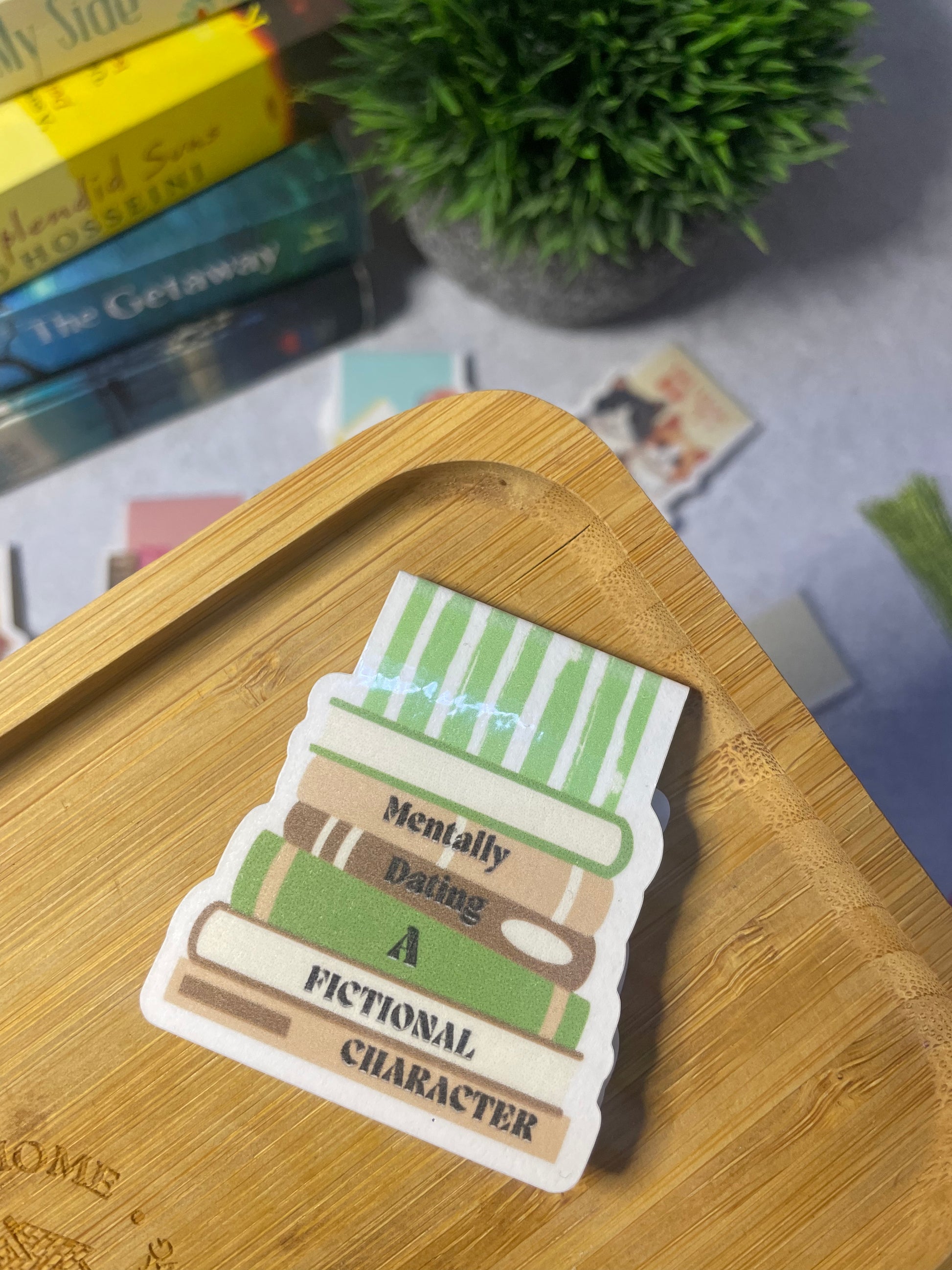 Mentally dating a fictional character - Magnetic bookmark