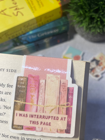 Magnetic bookmarks