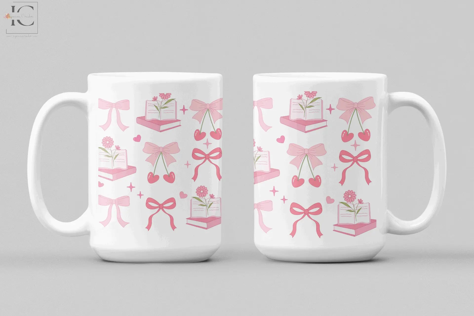 Pink Bow mug - Ingenious Creator's Store