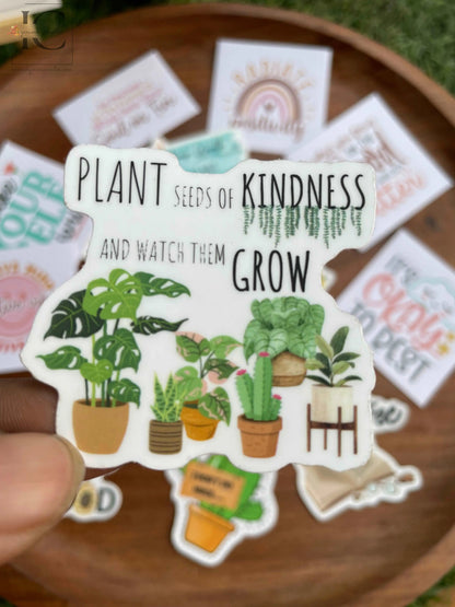 SEEDS OF KINDNESS STICKER - Ingenious Creator's Store