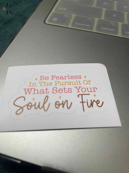 SOUL ON FIRE STICKER - Ingenious Creator's Store