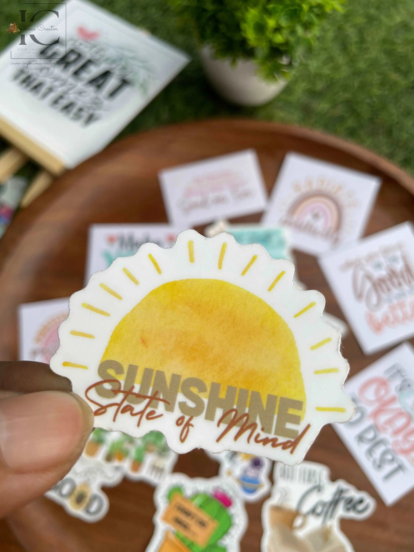 SUNSHINE STATE OF MIND STICKER - Ingenious Creator's Store