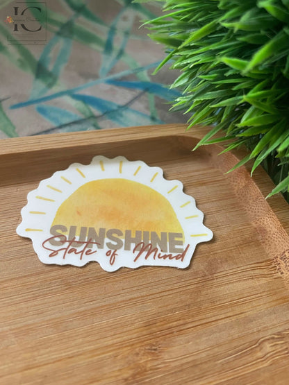 SUNSHINE STATE OF MIND STICKER - Ingenious Creator's Store