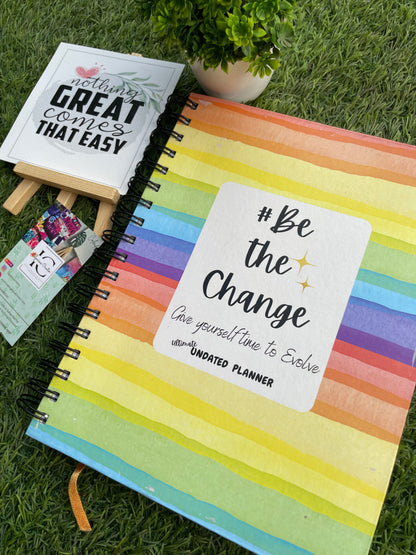 The Ultimate Undated Planner - Be The Change - Ingenious Creator's Store