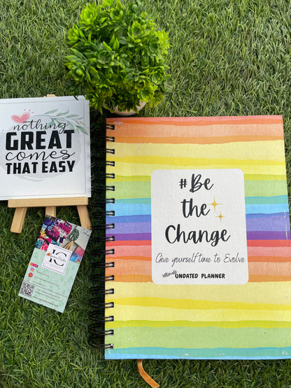 The Ultimate Undated Planner - Be The Change - Ingenious Creator's Store