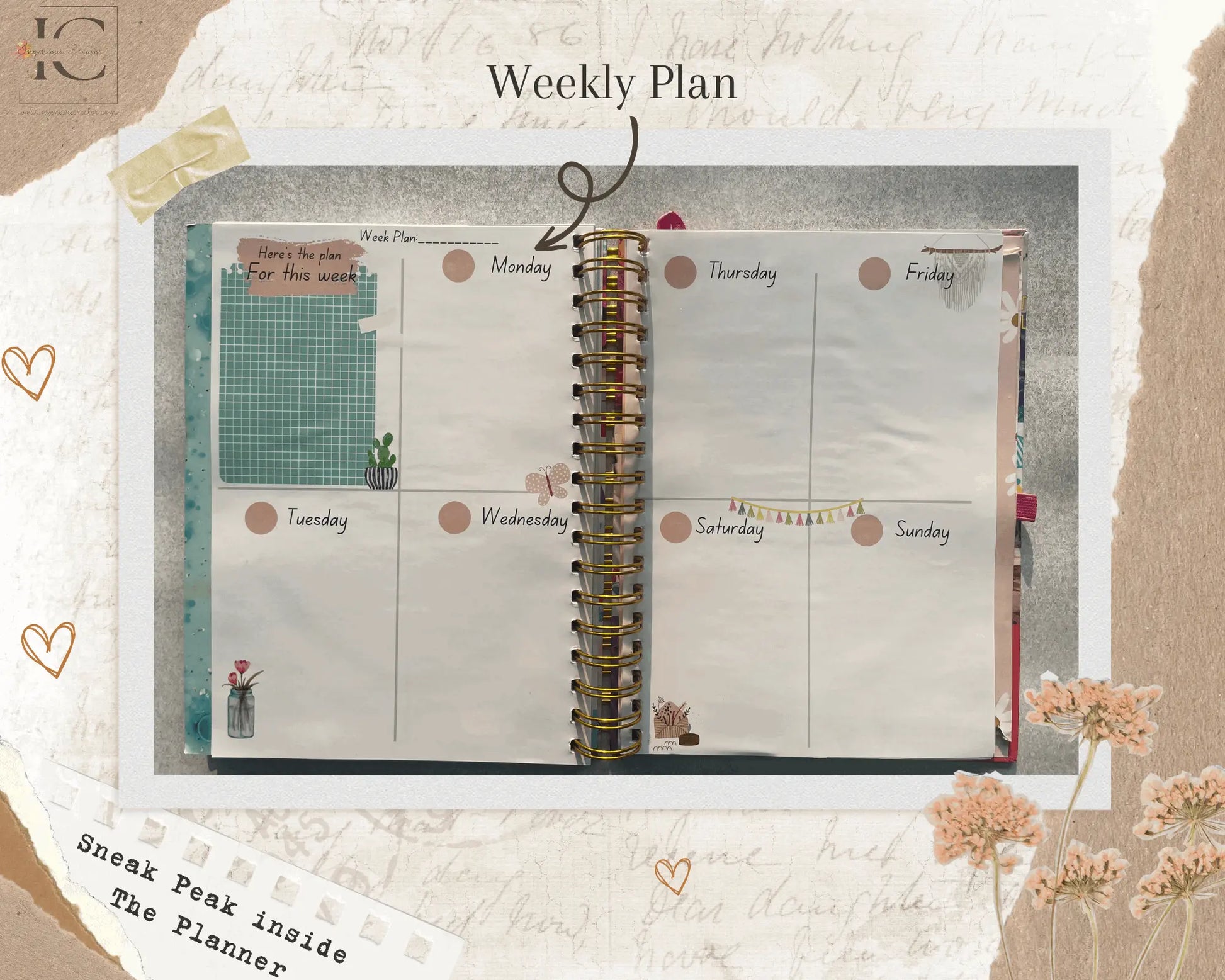 The Ultimate Undated Planner -Love Yourself - Ingenious Creator's Store