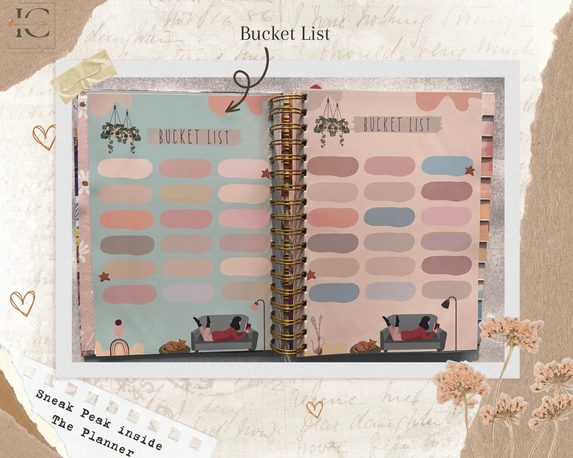 The Ultimate Undated Planner -Love Yourself - Ingenious Creator's Store