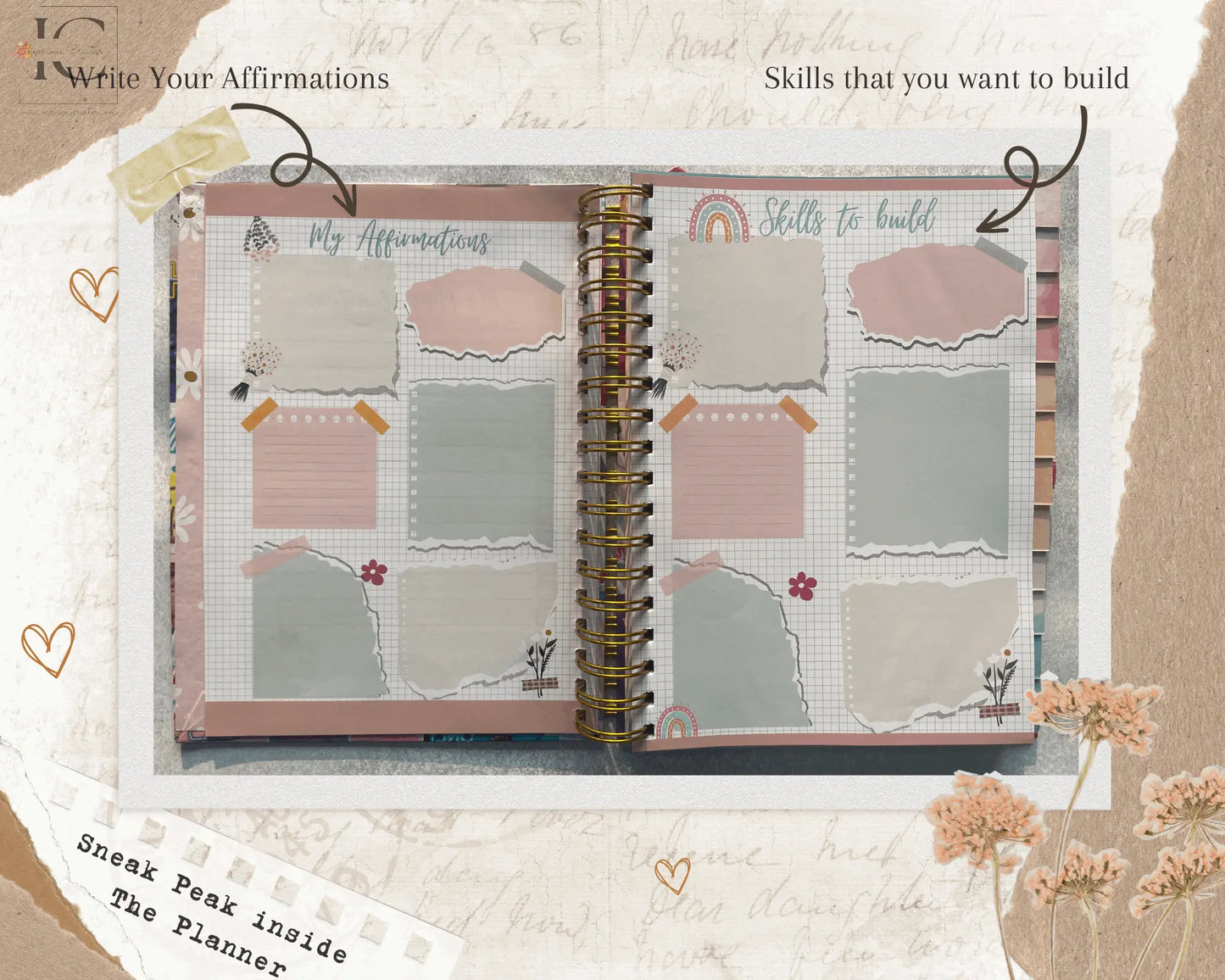 The Ultimate Undated Planner -Love Yourself - Ingenious Creator's Store