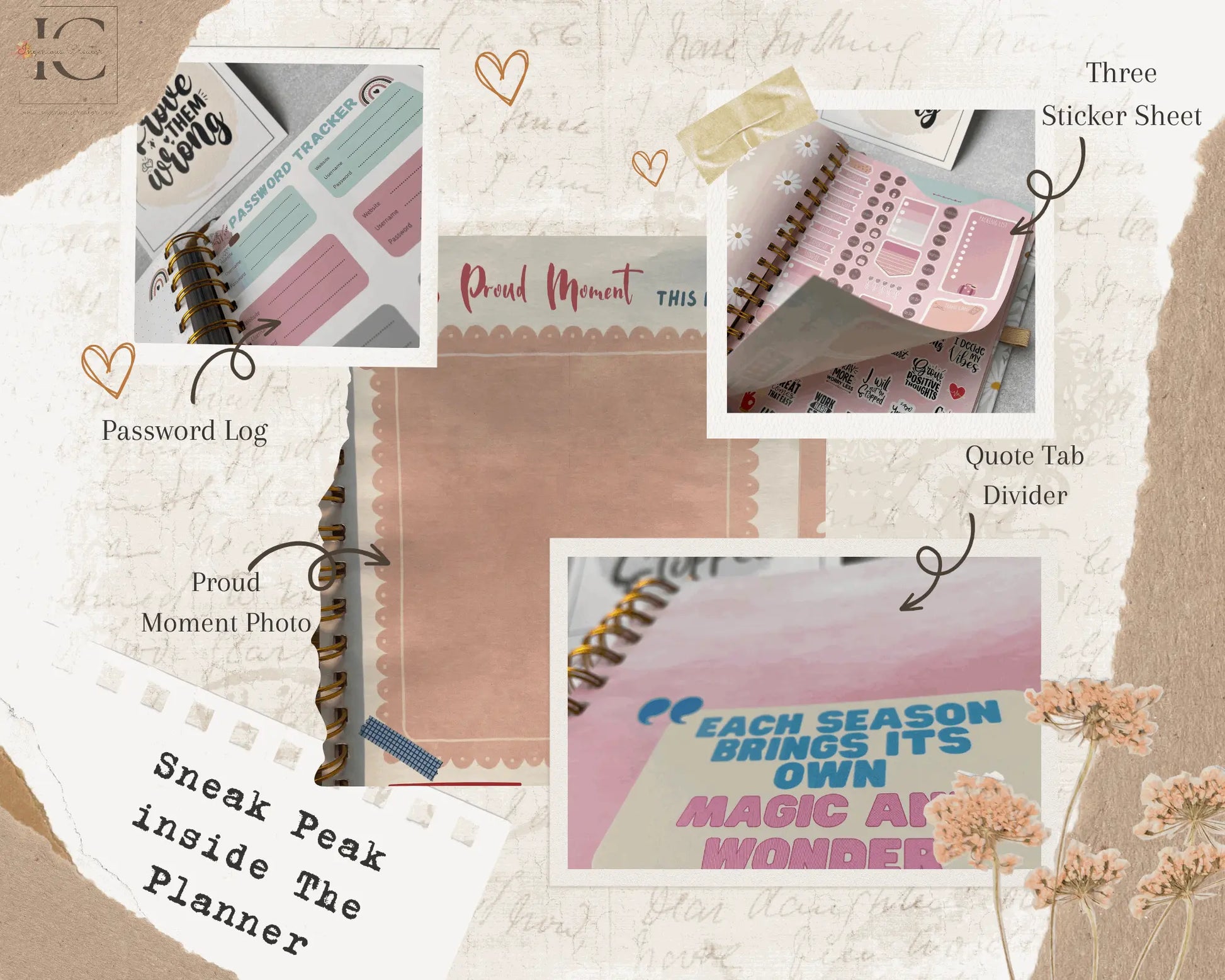 The Ultimate Undated Planner- Love Yourself Combo - Ingenious Creator's Store