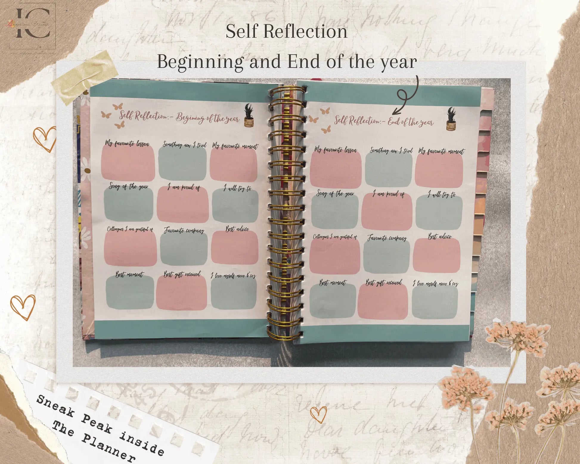 The Ultimate Undated Planner- Love Yourself Combo - Ingenious Creator's Store