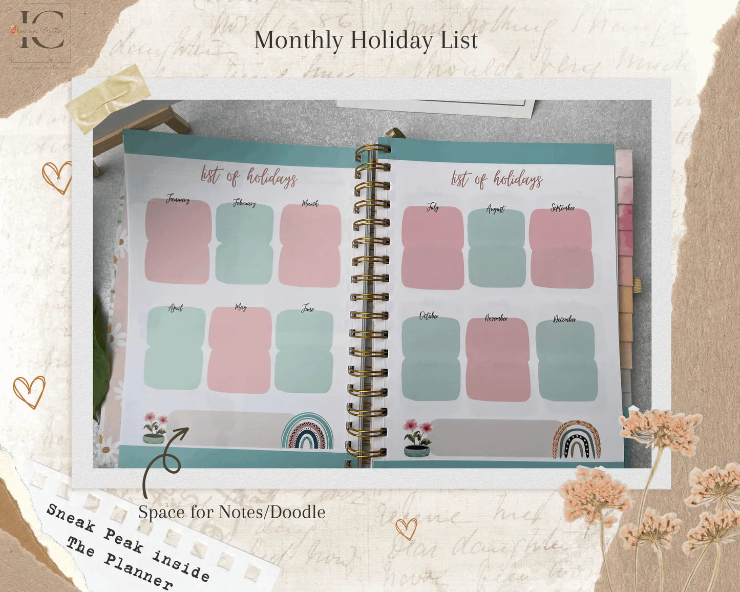 The Ultimate Undated Planner- Love Yourself Combo - Ingenious Creator's Store