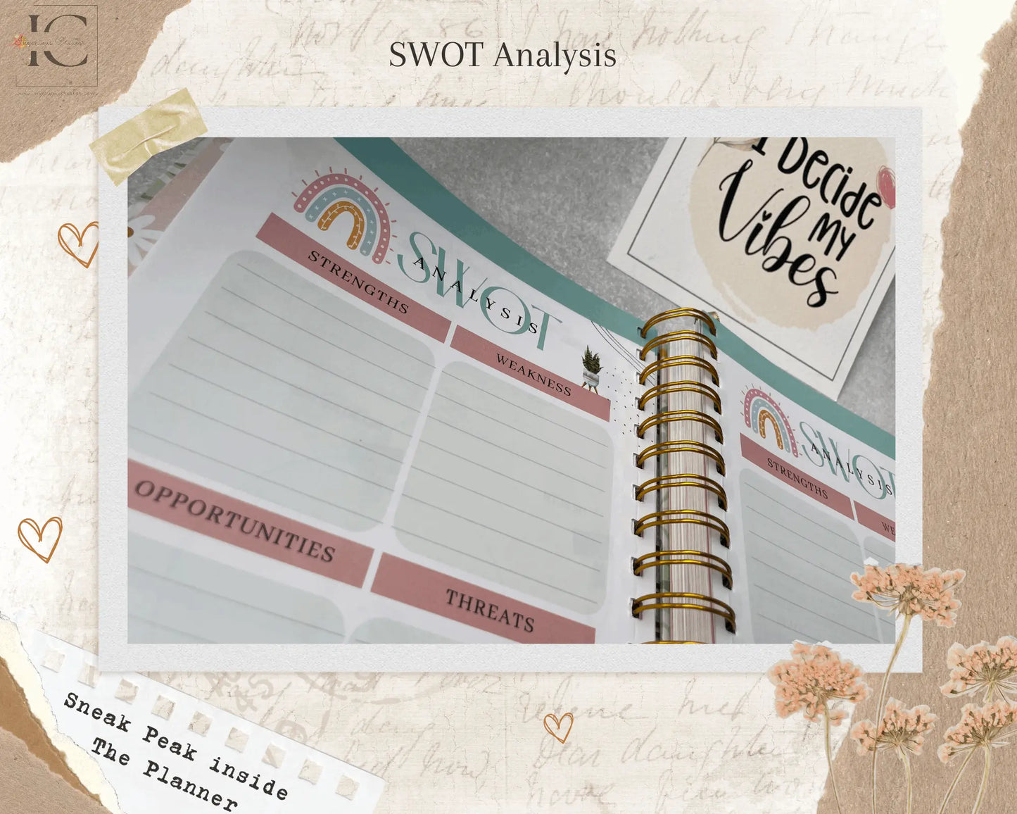 The Ultimate Undated Planner- Love Yourself Combo - Ingenious Creator's Store