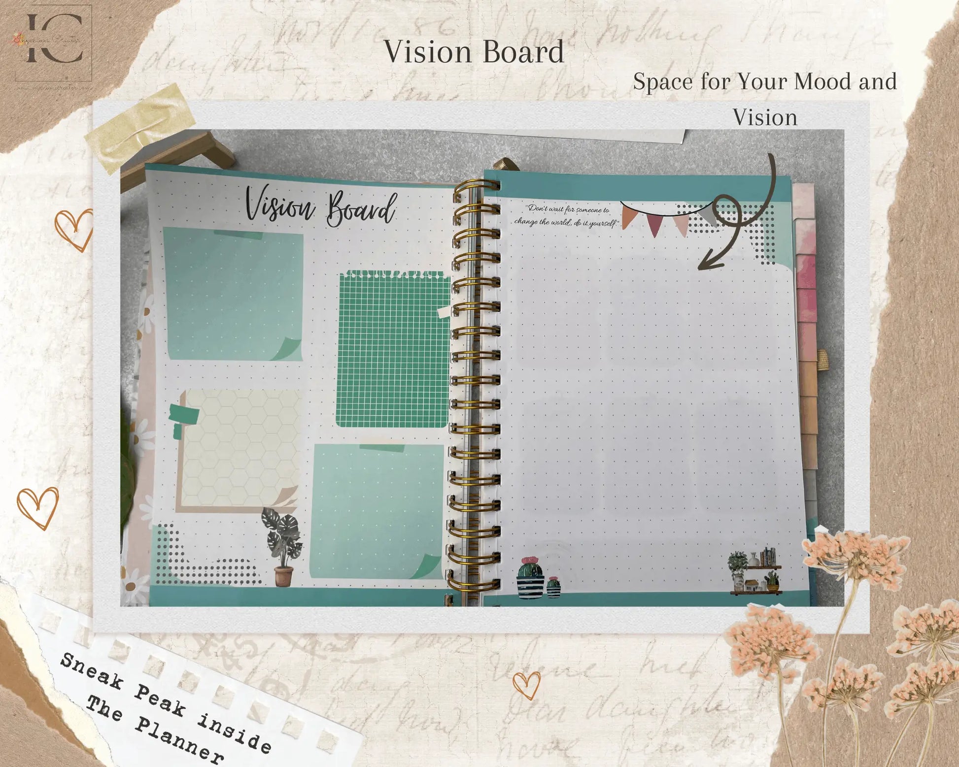 The Ultimate Undated Planner- Love Yourself Combo - Ingenious Creator's Store