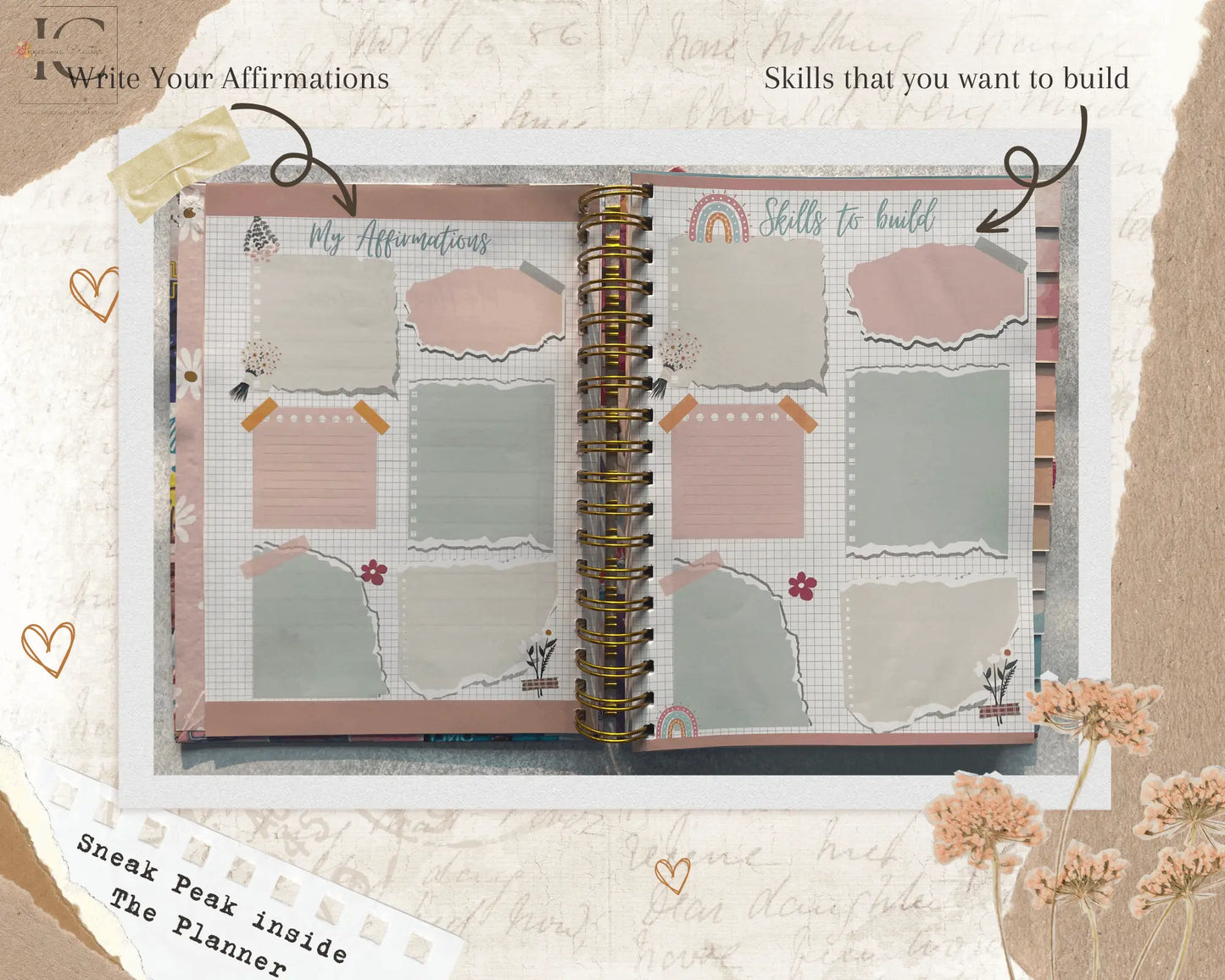 The Ultimate Undated Planner- Love Yourself Combo - Ingenious Creator's Store