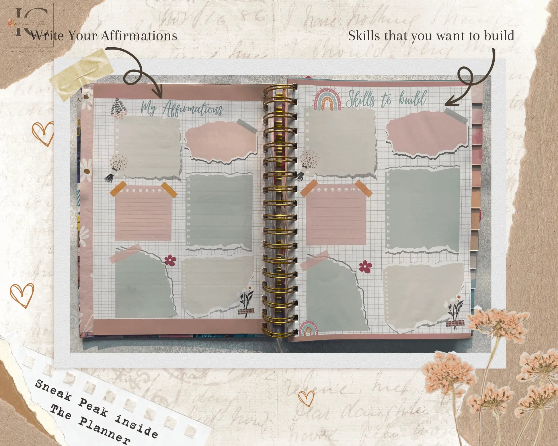 The Ultimate Undated Planner- Love Yourself Combo - Ingenious Creator's Store