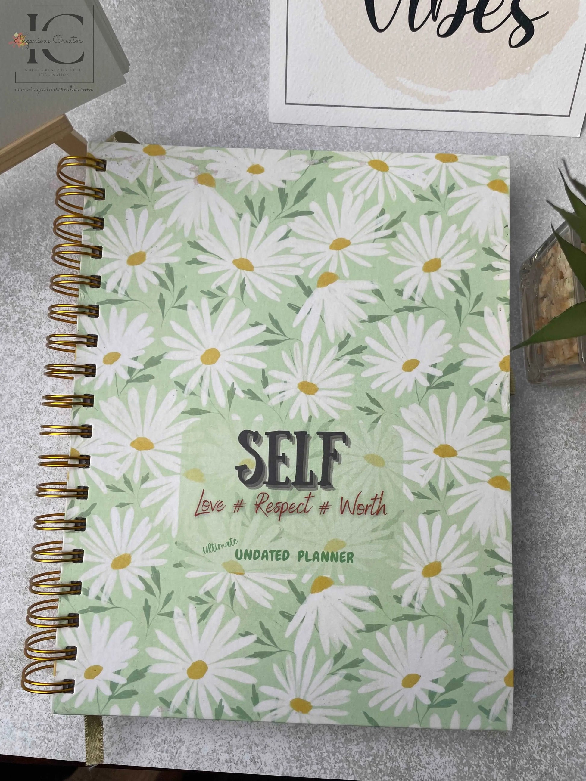 The Ultimate Undated Planner - Self Love - Ingenious Creator's Store