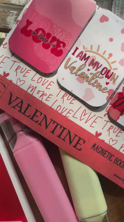 VALENTINE — Magnetic Bookmark Set of 4