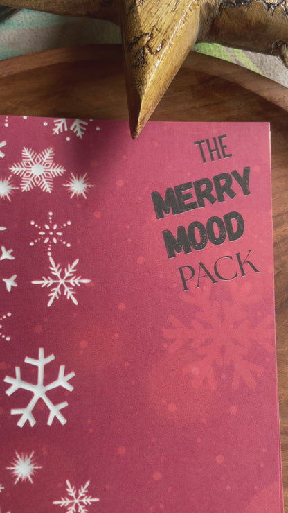 The Merry Mood Christmas Pack: Pin Badge Pack of Six.