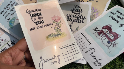 Make Life Amazing Sticker Calendar 2025