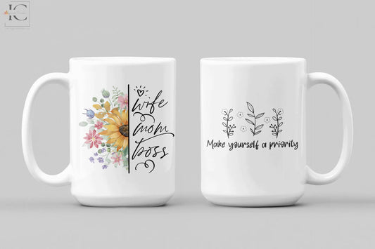 wife mom boss mug - Ingenious Creator's Store